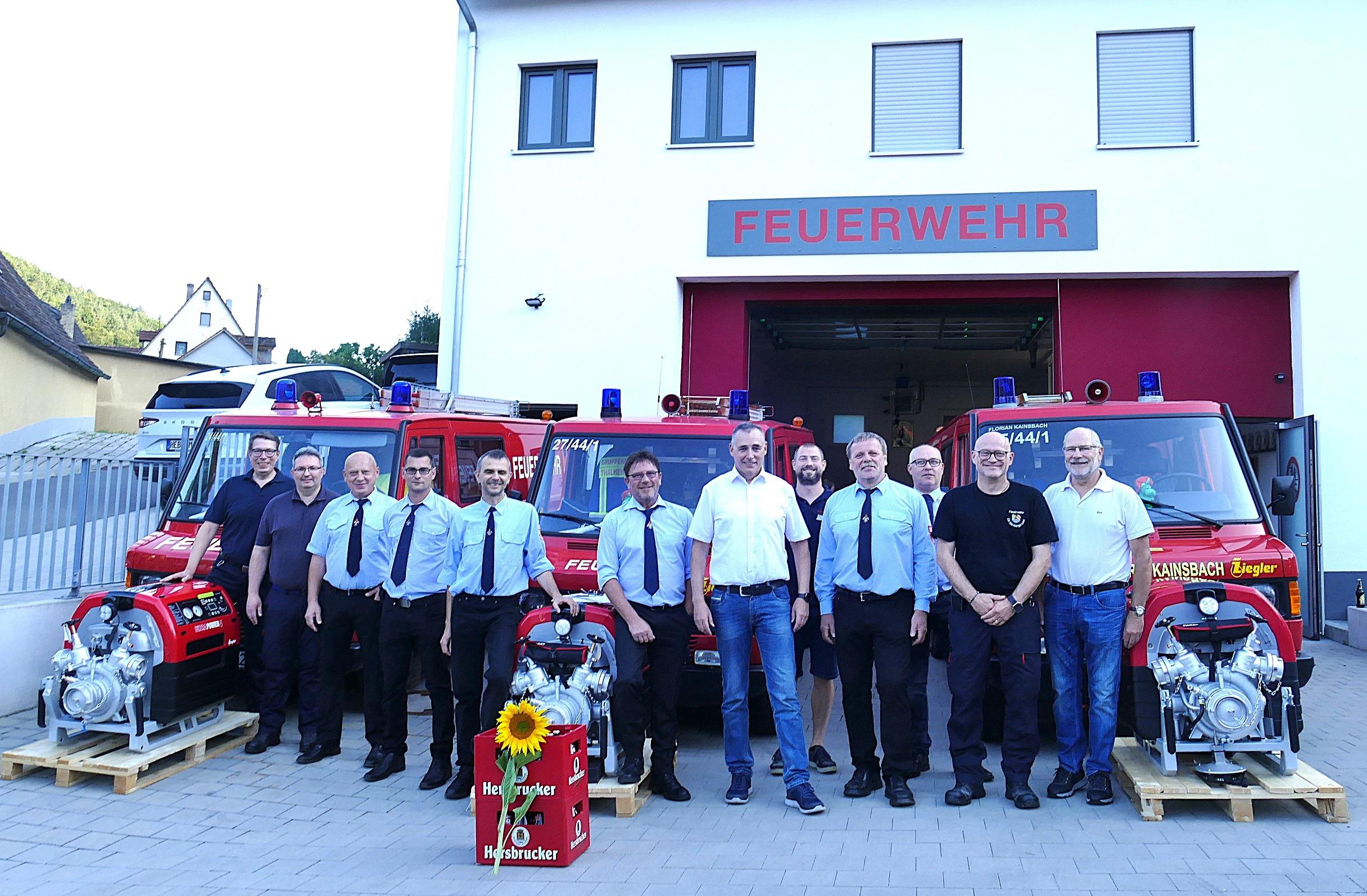P1170187 Drei neue Tragkraftspritzen für die Task-Force
